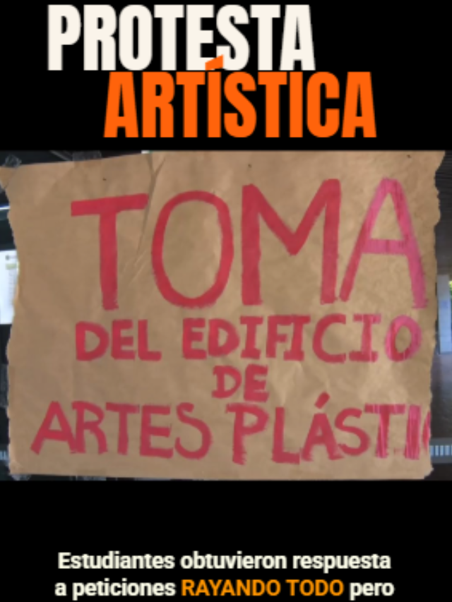 Protesta artística: la toma d edificio de Artes en UCR