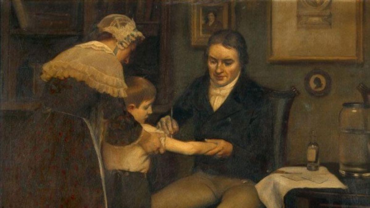 Un ejemplo de un médico y su paciente. 